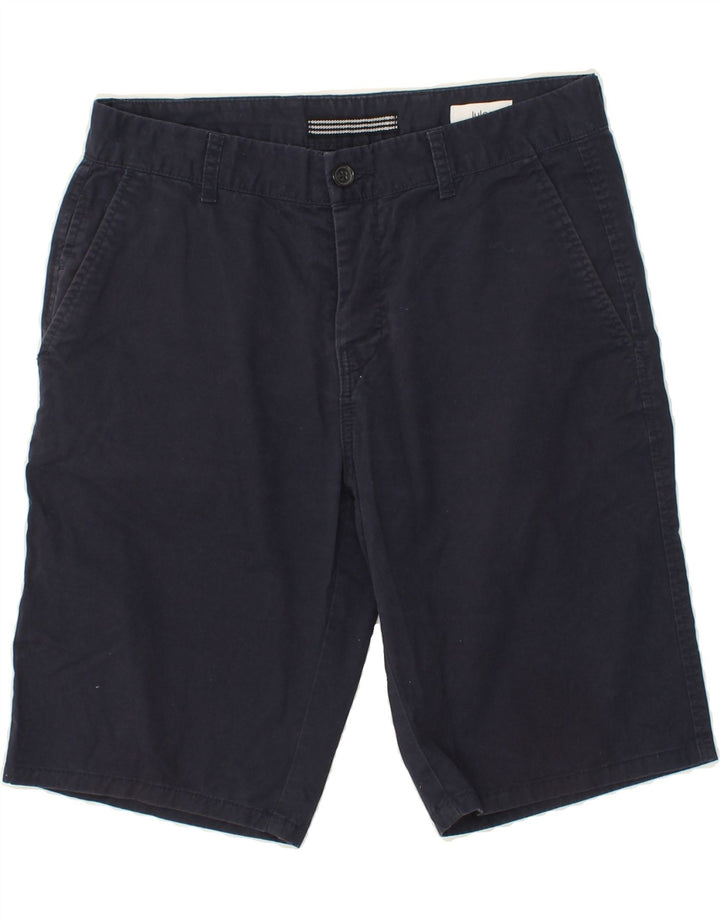 JULES Womens Chino Shorts EU 40 Medium W30 Navy Blue Cotton Vintage Jules and Second-Hand Jules from Messina Hembry 