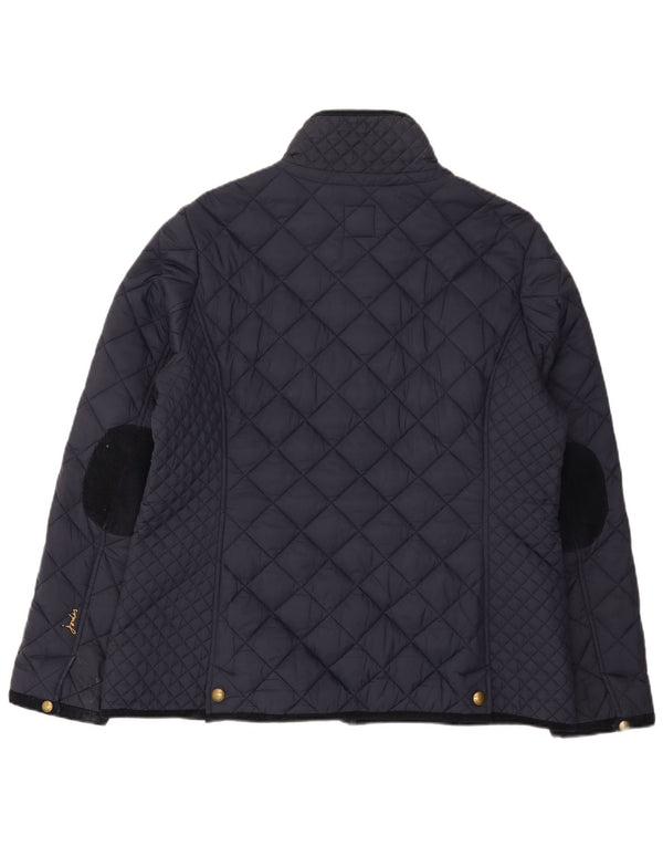 Joules Quiltet jakke til kvinder UK 18 XL Marineblå polyamid