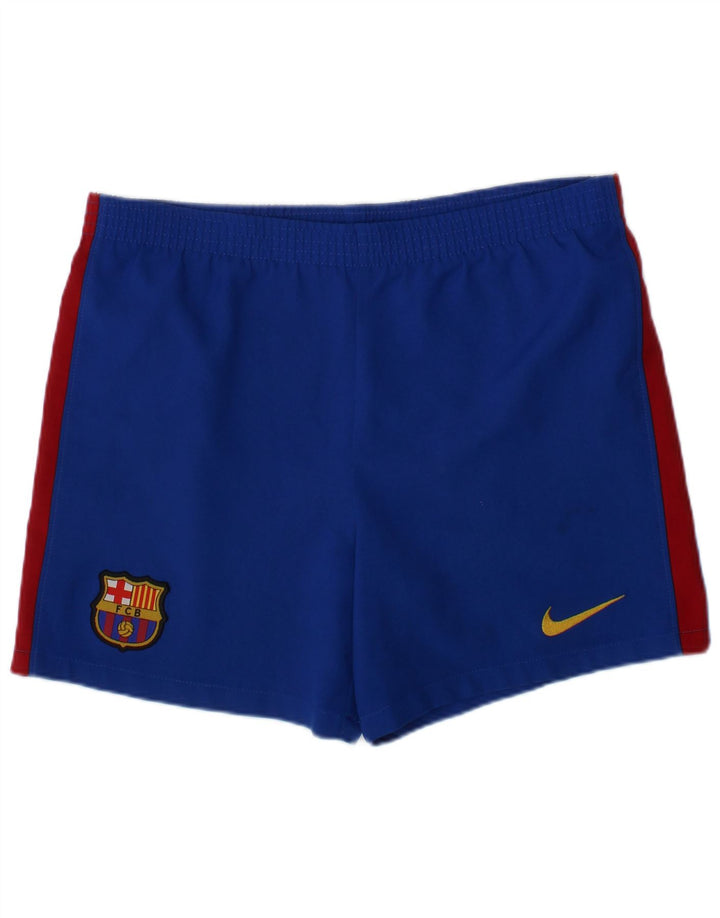 NIKE Boys Barcolana Sportshorts 6-7 år Large Blue Colourblock