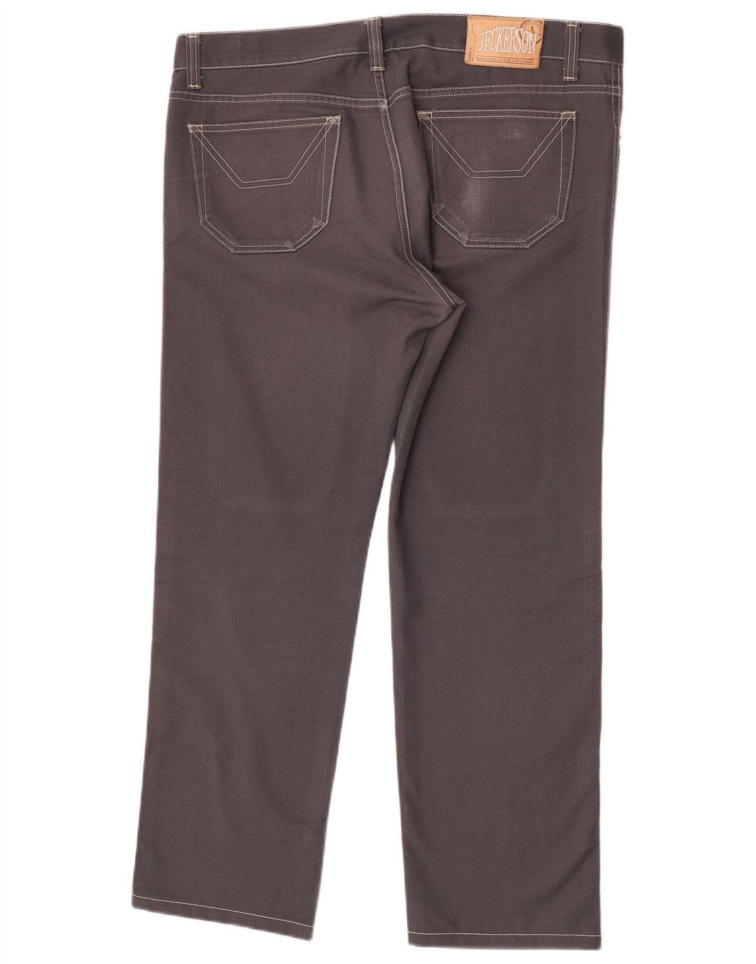 Jeckerson Straight Jeans til mænd W40 L30 Grå bomuld
