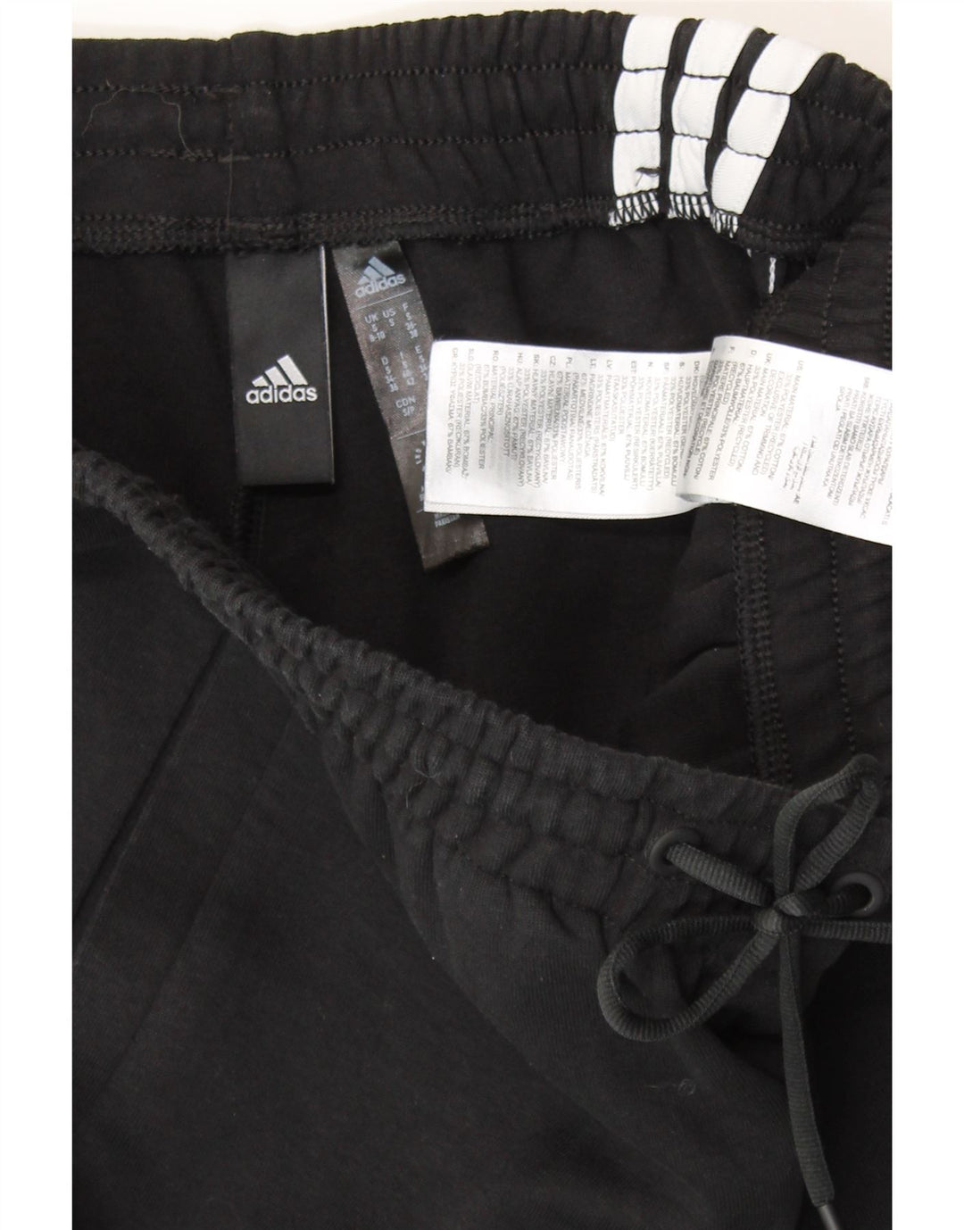 ADIDAS træningsdragt til kvinder Joggers UK 8/10 Small Black Bomuld