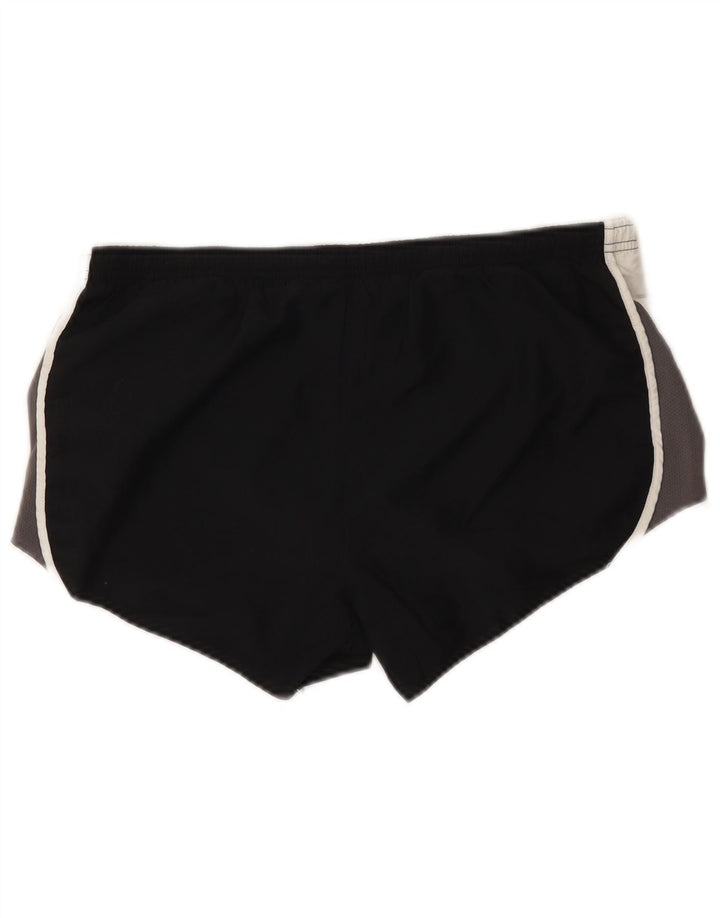 Nike Dame Dri Fit Sport Shorts UK 10 Small Black Polyester