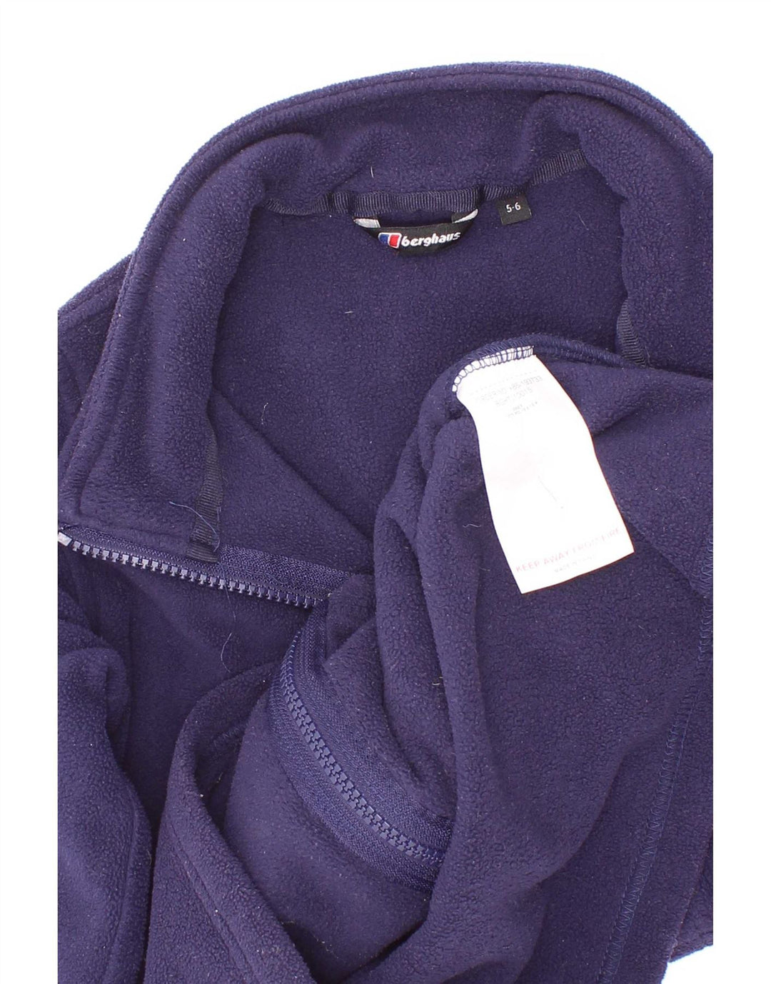 Berghaus Boys Liner Fleecejakke 5-6 År Marineblå Polyester