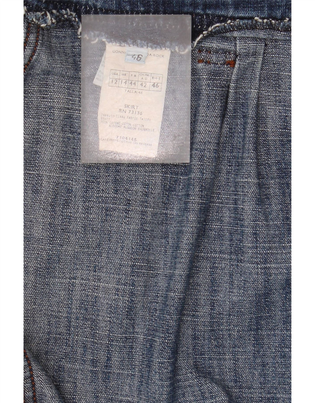Max & Co. Dame denimnederdel UK 14 Large W32 Blue Cotton
