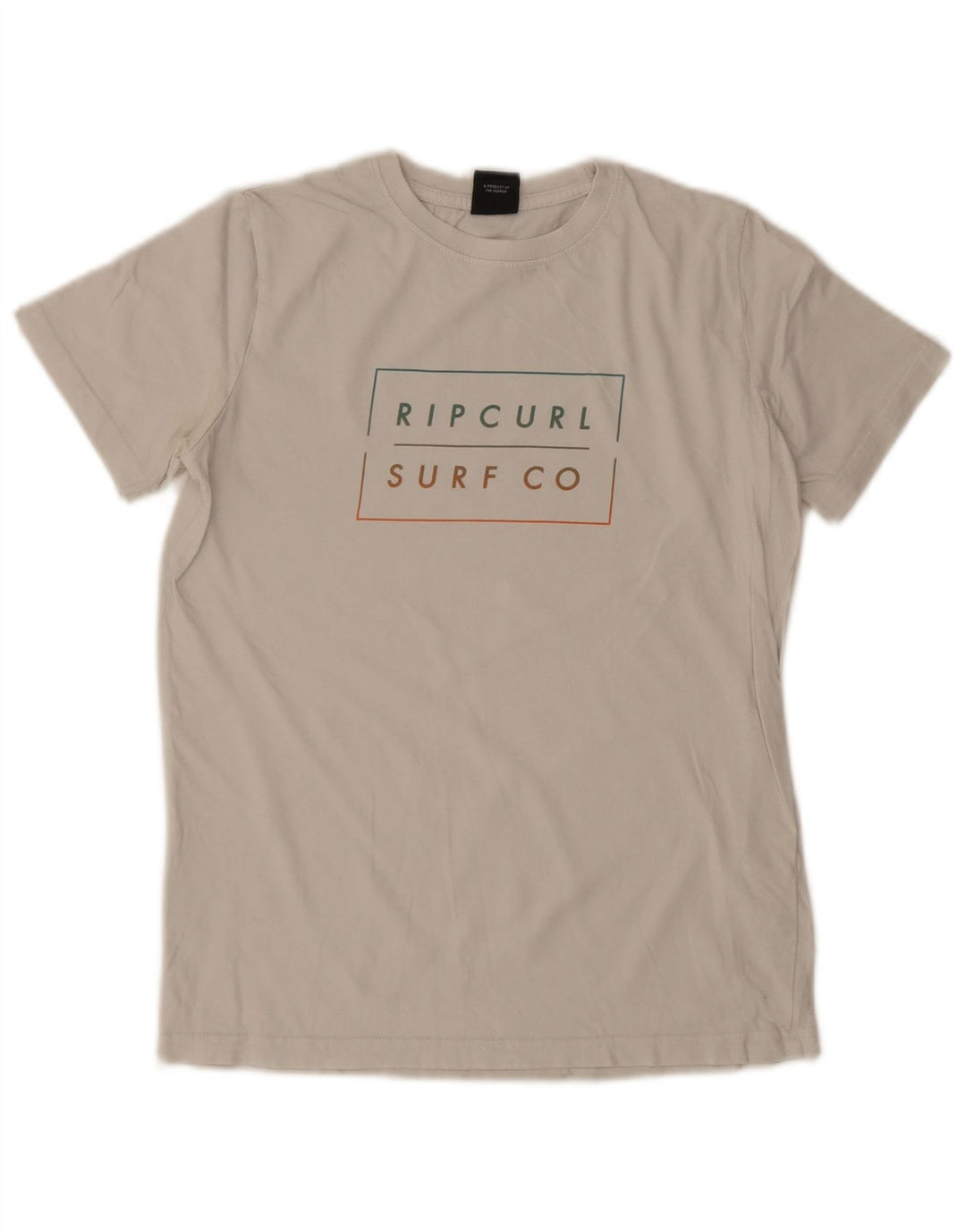 Rip Curl drenge grafisk t-shirt top 13-14 år hvid bomuld