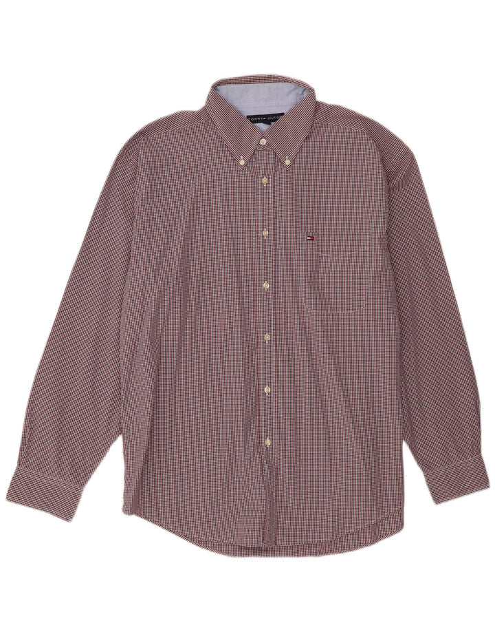 Tommy Hilfiger Herreskjorte XL Flerfarvet Gingham Bomuld