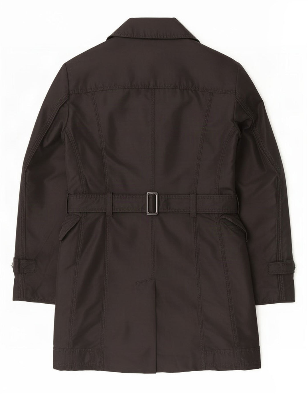 PEUTEREY Trench Coat til kvinder IT 42 Medium Sort Polyester