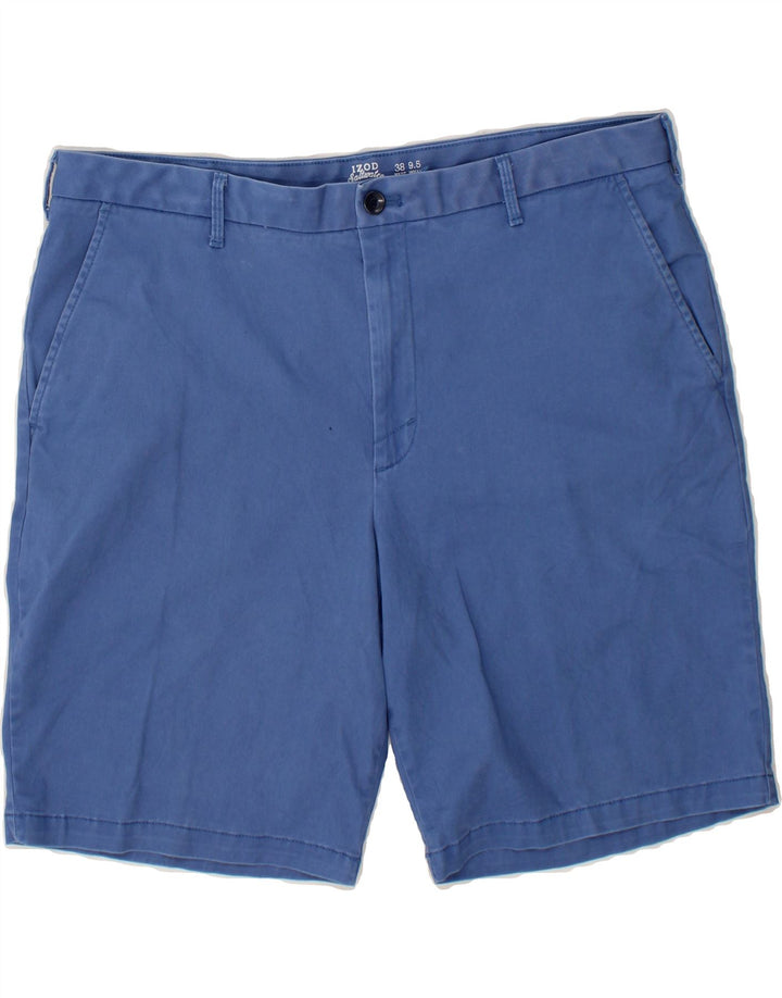 IZOD Mens Chino Shorts W38 XL Blue Cotton Vintage Izod and Second-Hand Izod from Messina Hembry 