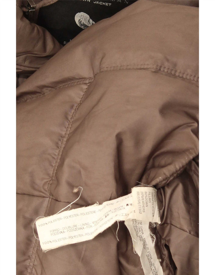 Zara polstret jakke til kvinder UK 8 Lille brun polyester