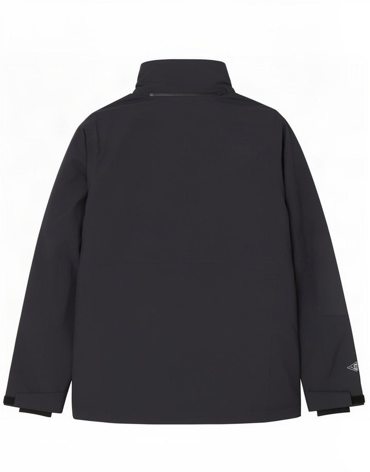 Columbia Mens Interchange Regnjakke UK 38 Medium Sort Nylon