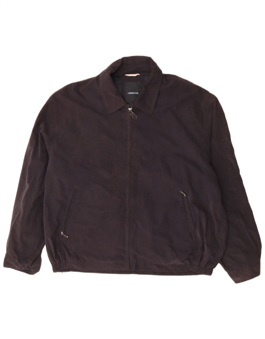 LONDON FOG Bomberjakke til mænd UK 42 XL Navy Blue Polyester