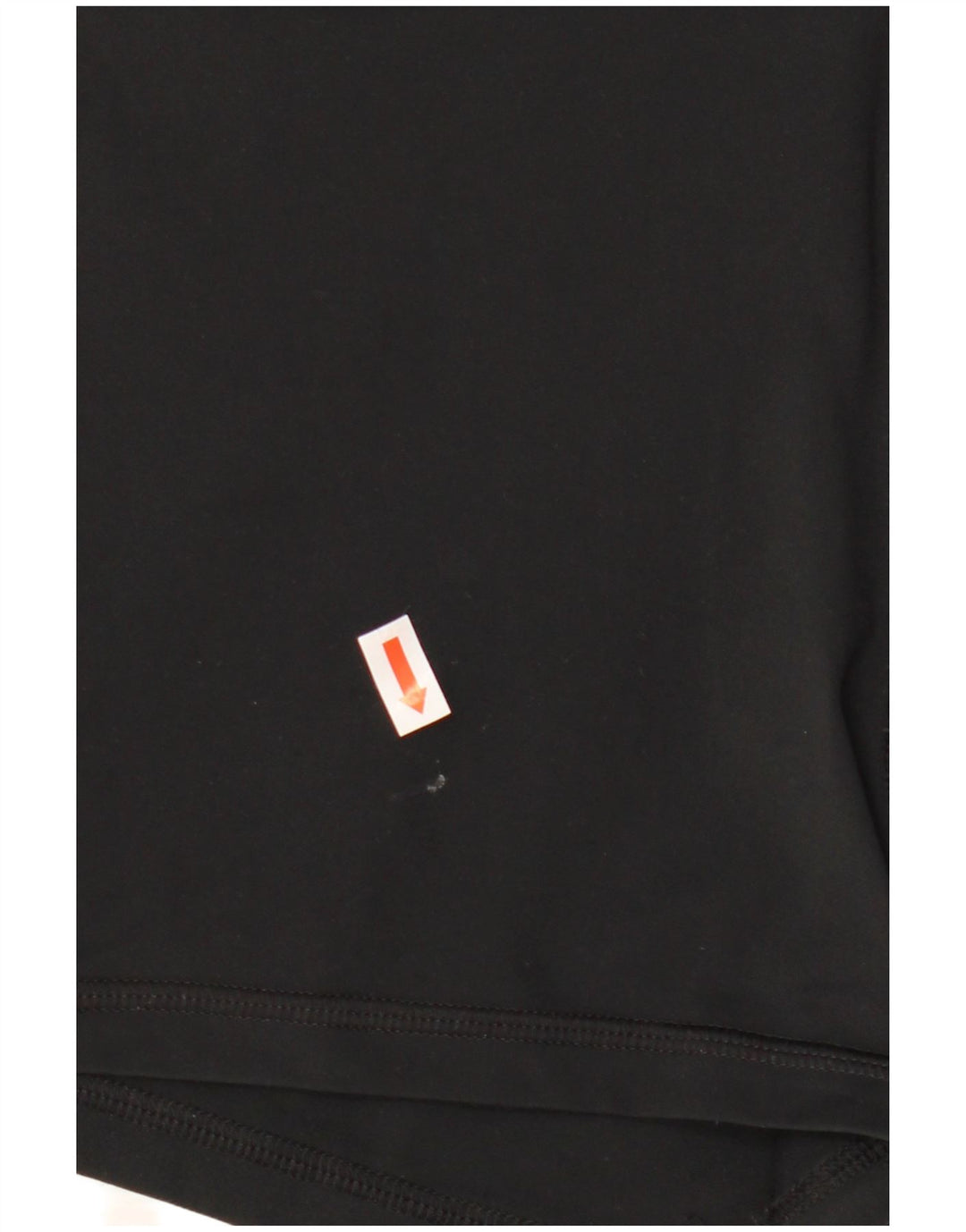 Nike Dame Dri Fit grafiske sportsshorts UK 12 Medium Sort Polyester
