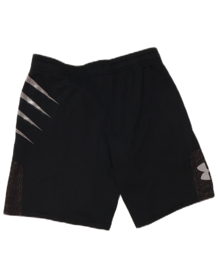 UNDER ARMOUR Sportsshorts til drenge 9-10 år Medium Sort Polyester
