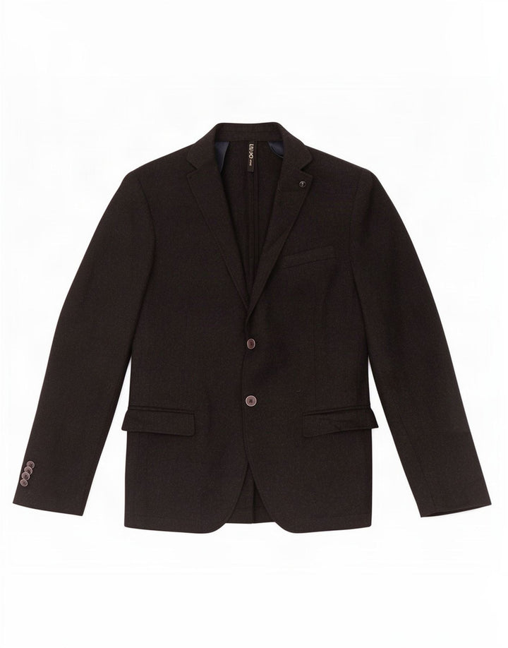 Liu Jo Herre 2-knaps blazerjakke IT 50 Stor sort polyester