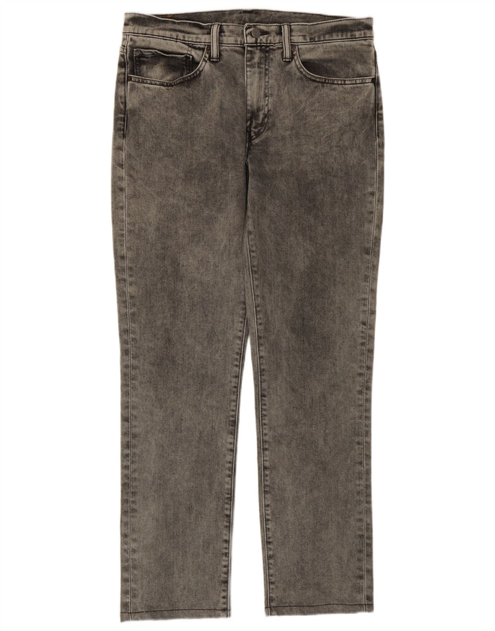 Levi's Herre 511 Slim Jeans W34 L31 Grå Bomuld