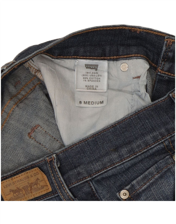 Levi's Dame 515 Bootcut Jeans US 8 Medium W30 L31 Marineblå Bomuld