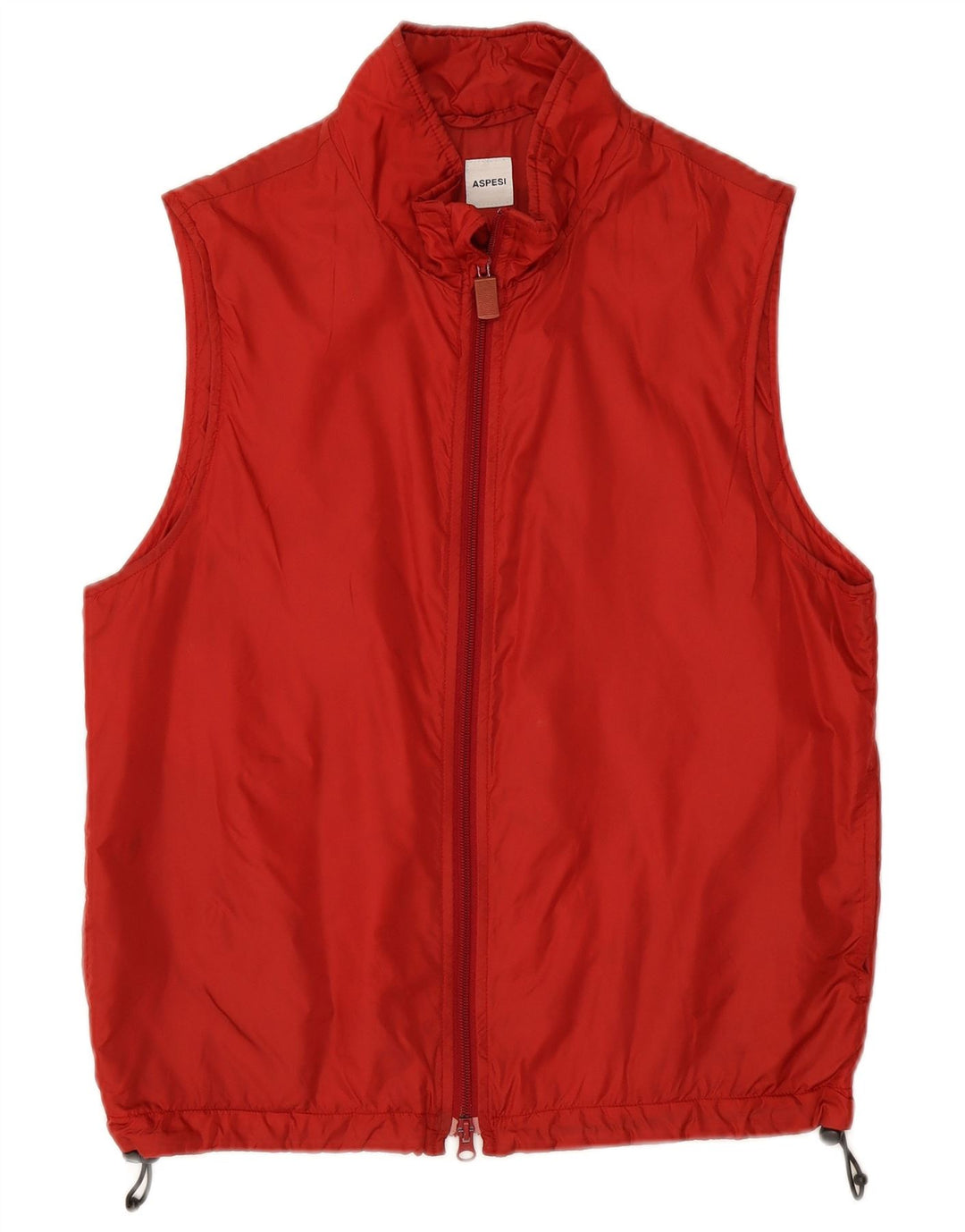 Aspesi Womens Gilet UK 14 Medium Rød Polyamid