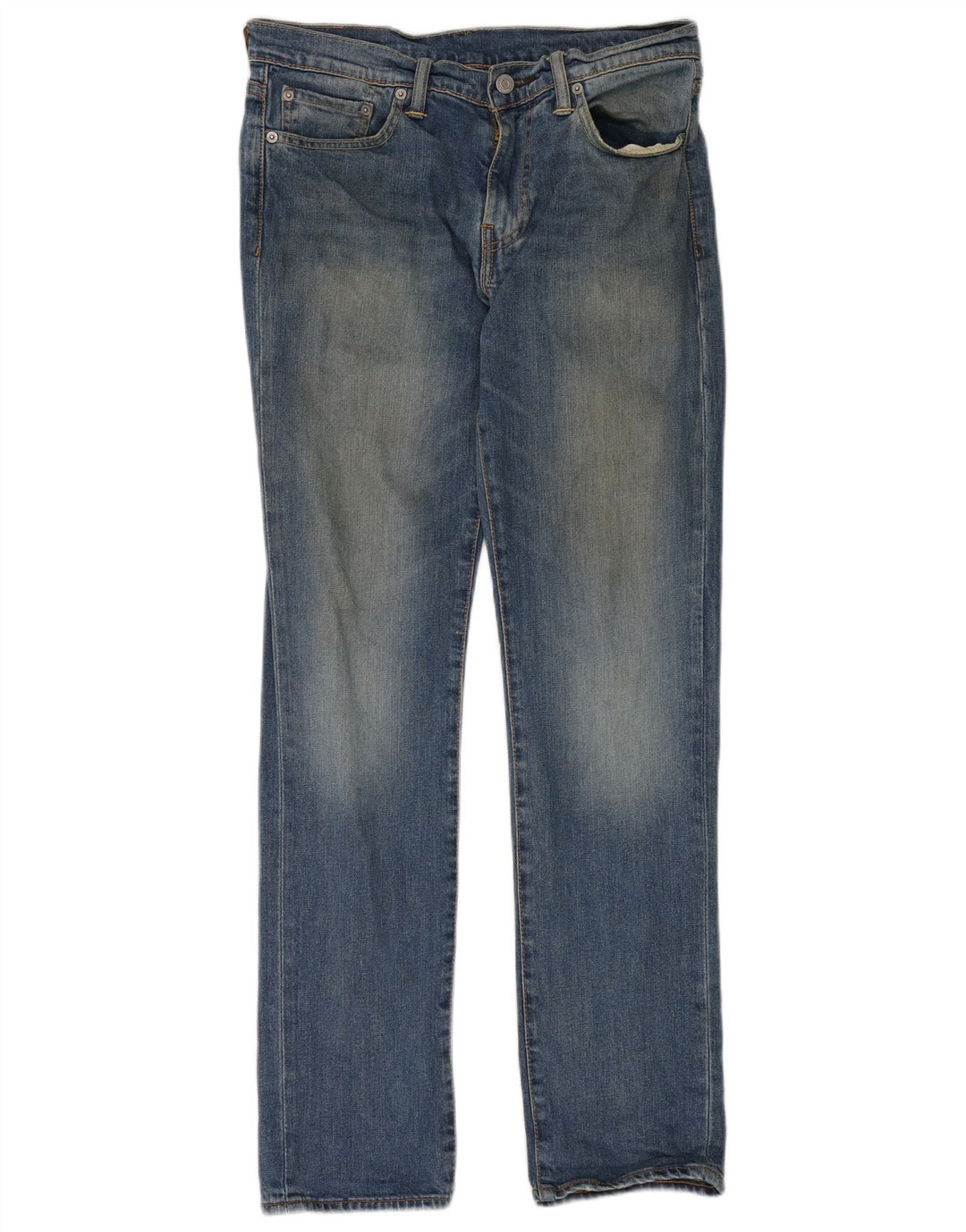 LEVI'S Mens 511 Slim Jeans W30 L32 Blue Cotton