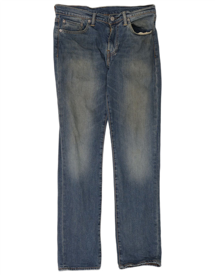 LEVI'S Mens 511 Slim Jeans W30 L32 Blue Cotton