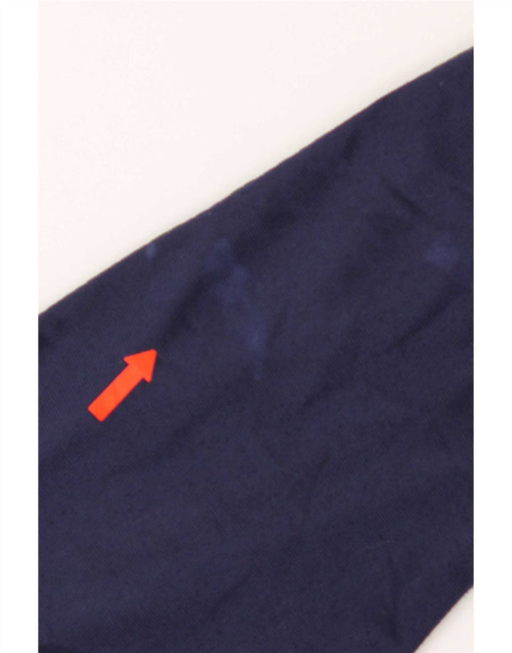 Brugi Grafisk træningsdragt jakke til mænd Small Navy Blue Polyester