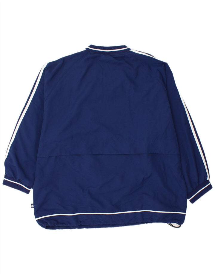 Adidas Herre Pullover Træningsdragt Topjakke UK 44/46 Large Navy Blue