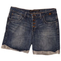 ZARA denimshorts til kvinder EU 40 Medium W30 Blå