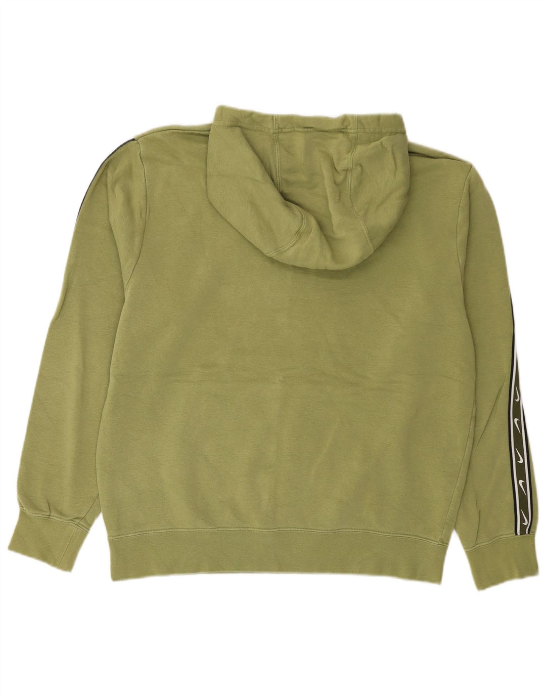 Nike grafisk hættetrøje til mænd mellemgrøn bomuld