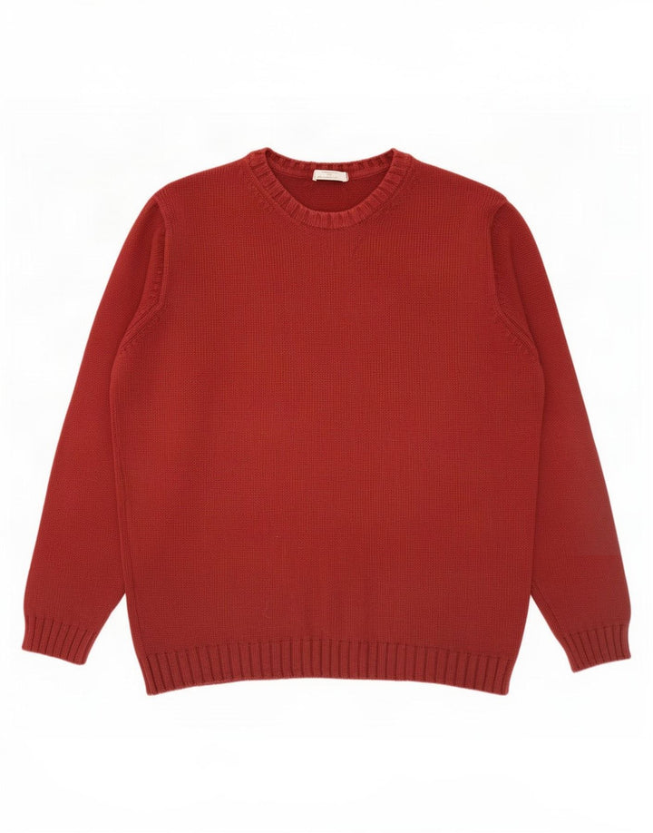 Marks & Spencer Herre St. Michael Boat Neck Jumper Sweater Medium Burgundy