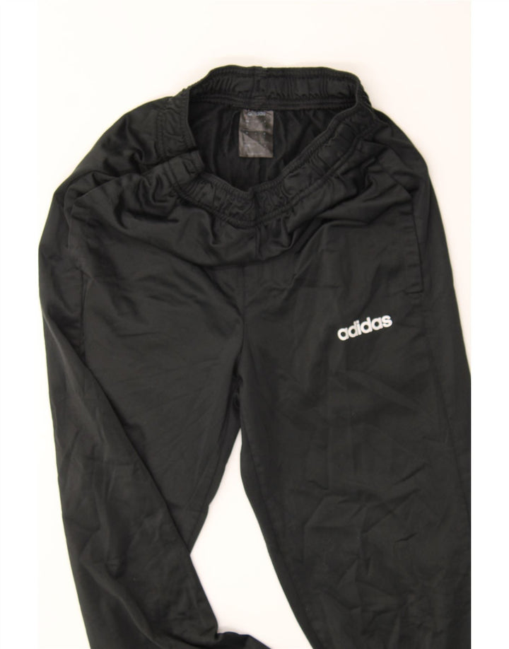 ADIDAS Mens Tracksuit Trousers Small Black Polyester Vintage Adidas and Second-Hand Adidas from Messina Hembry 