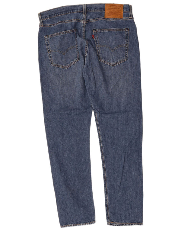 Levi's Herre 512 Slim Tapered Jeans W33 L30 Blå Bomuld