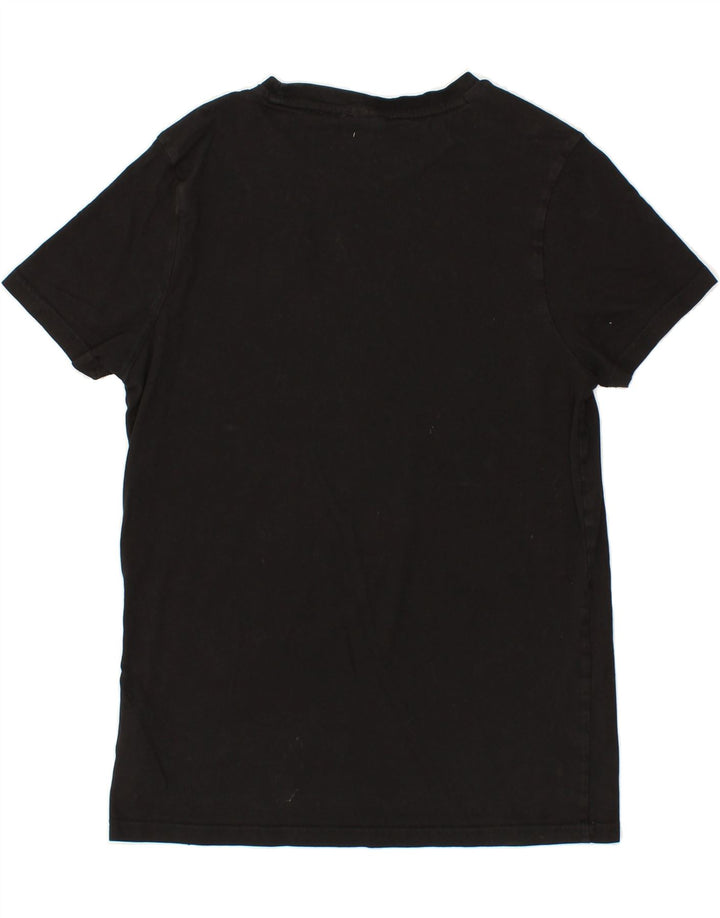 FILA Mens T-Shirt Top Medium Black Cotton Vintage Fila and Second-Hand Fila from Messina Hembry 