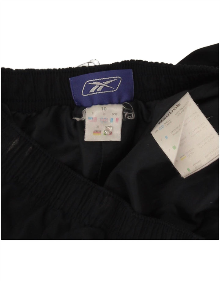 Reebok Womens træningsdragt Bukser UK 10 Small Navy Blue Polyester