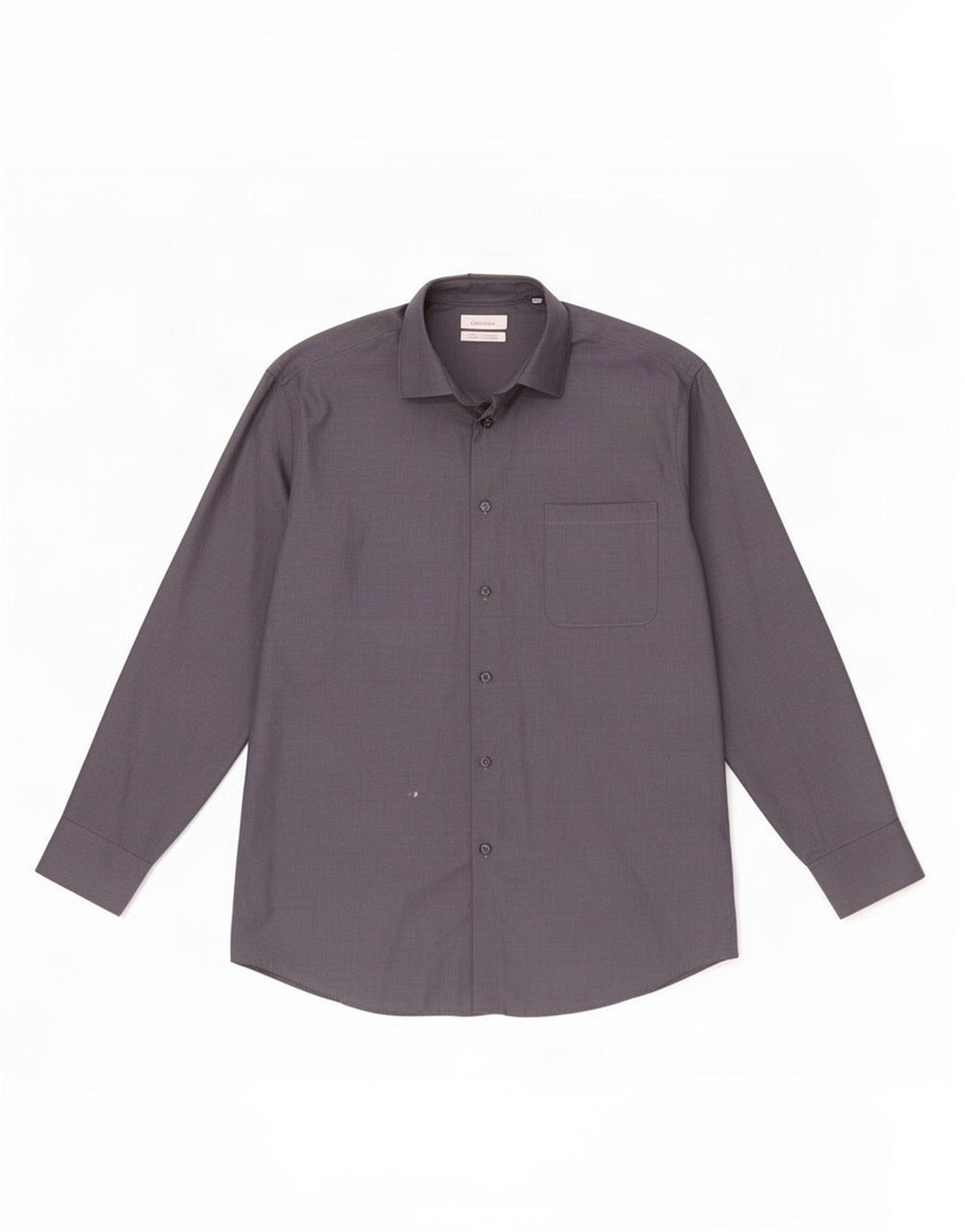 Calvin Klein Herre Regular Fit skjorte str. 16 Large Grå