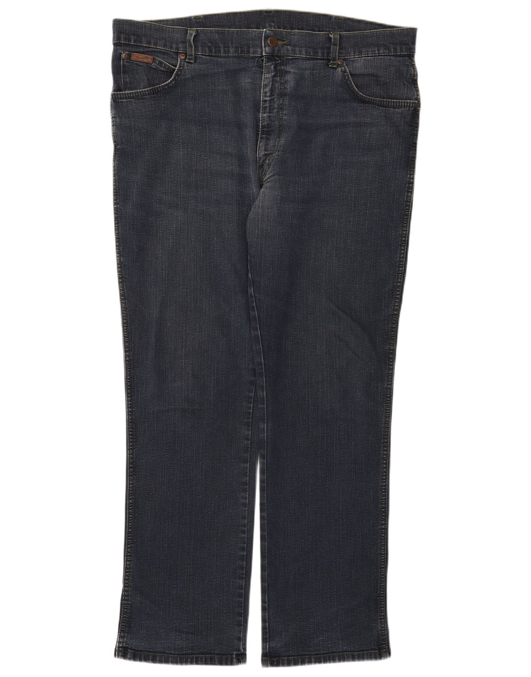Wrangler Herre Texas Stretch Straight Jeans W40 L32 Blå Bomuld