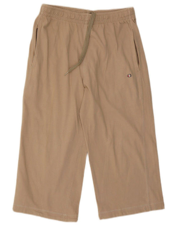 Champion Womens træningsdragt Bukser UK 12 Medium Beige Bomuld