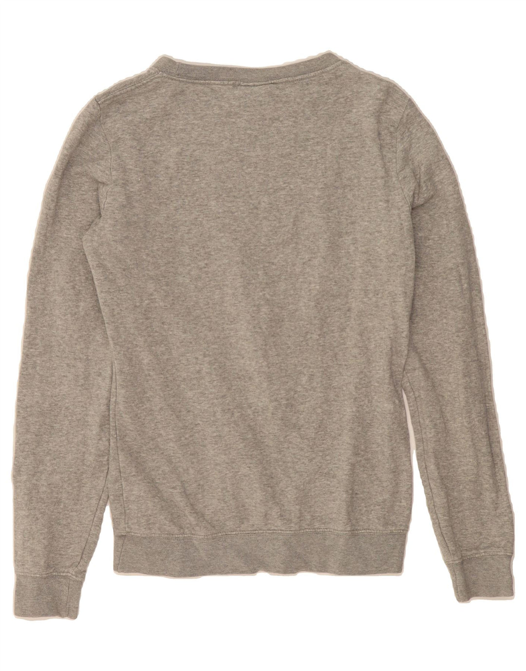 NIKE Womens Sweatshirt Jumper UK 6 XS Grey Cotton Vintage Nike and Second-Hand Nike from Messina Hembry 