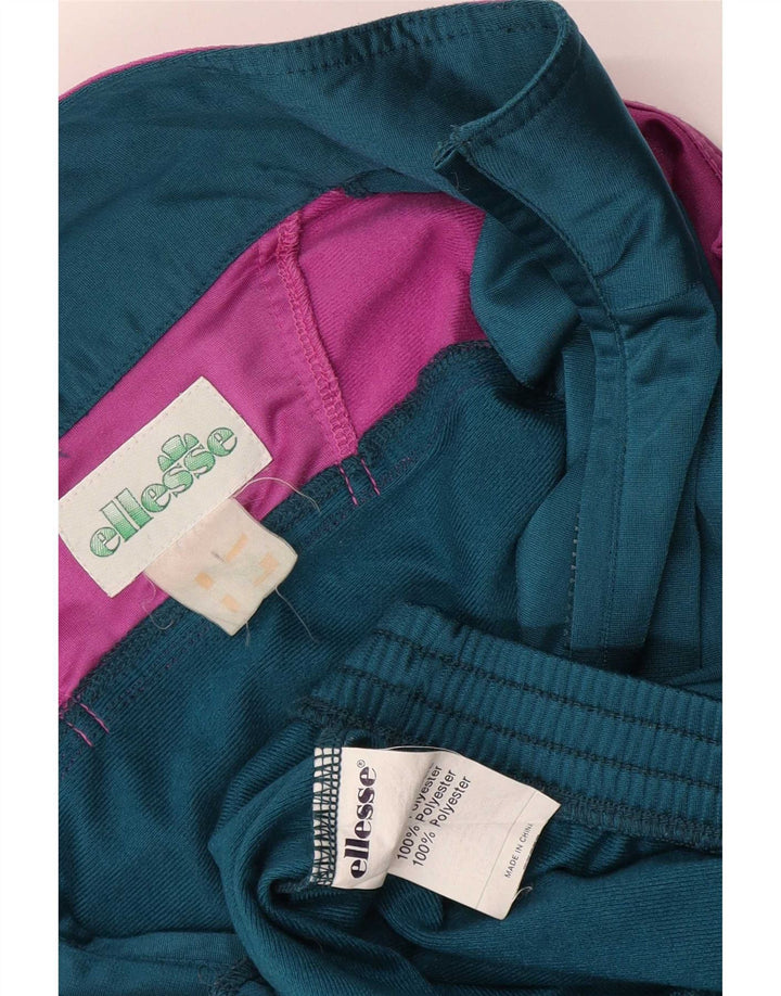 Ellesse Herre træningsdragt Topjakke Stor Blå Colourblock Polyester