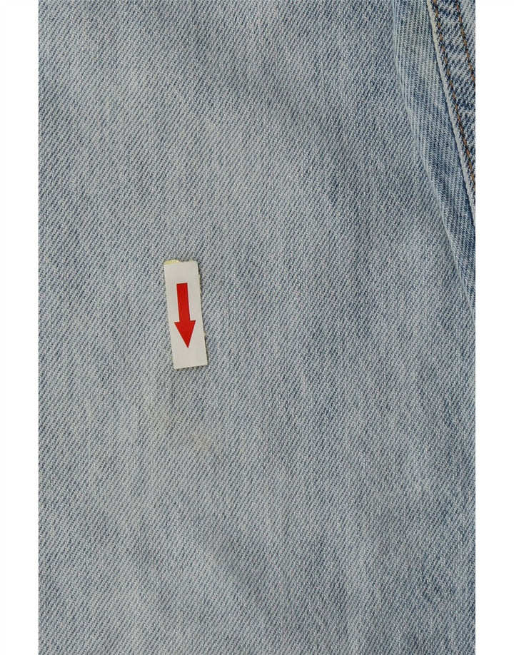 Zara Dame Straight Jeans EU 34 2XS W24 L25 Blå