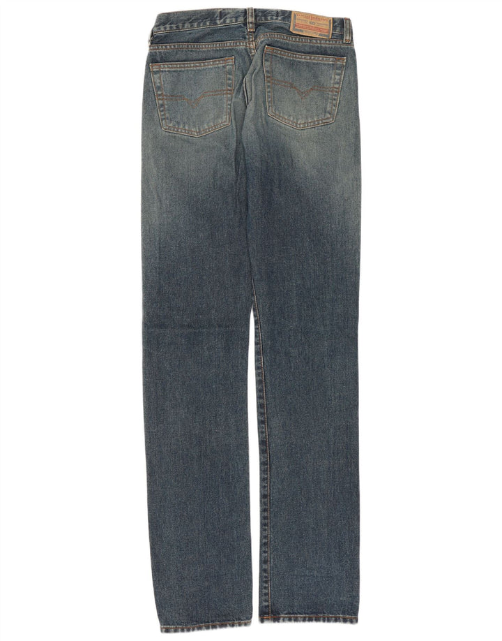 Diesel Dame Straight Jeans W26 L34 Blå Bomuld