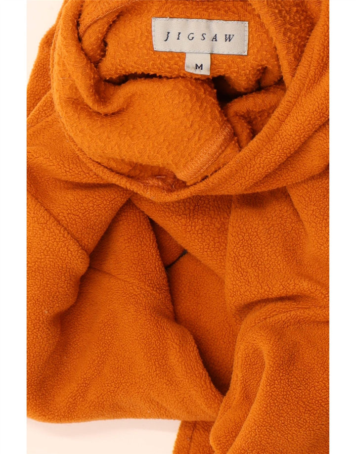 Jigsaw Dame Hætte Fleece Jumper UK 14 Medium Orange