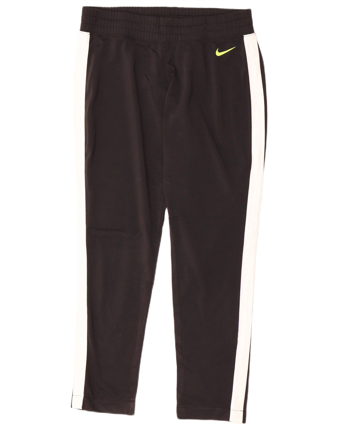 NIKE træningsdragtsbukser til kvinder UK 14 Medium Sort Colourblock Polyester
