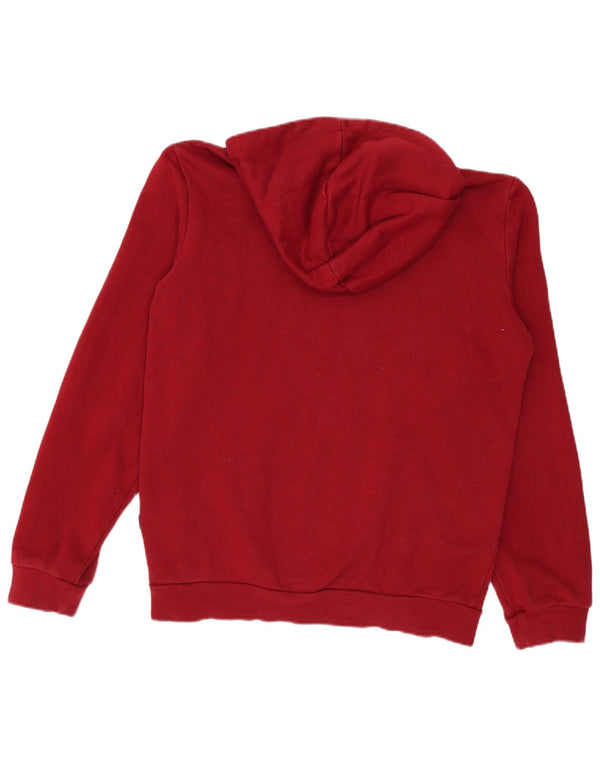 Puma drenge grafisk hættetrøje 11-12 år Bourgogne bomuld