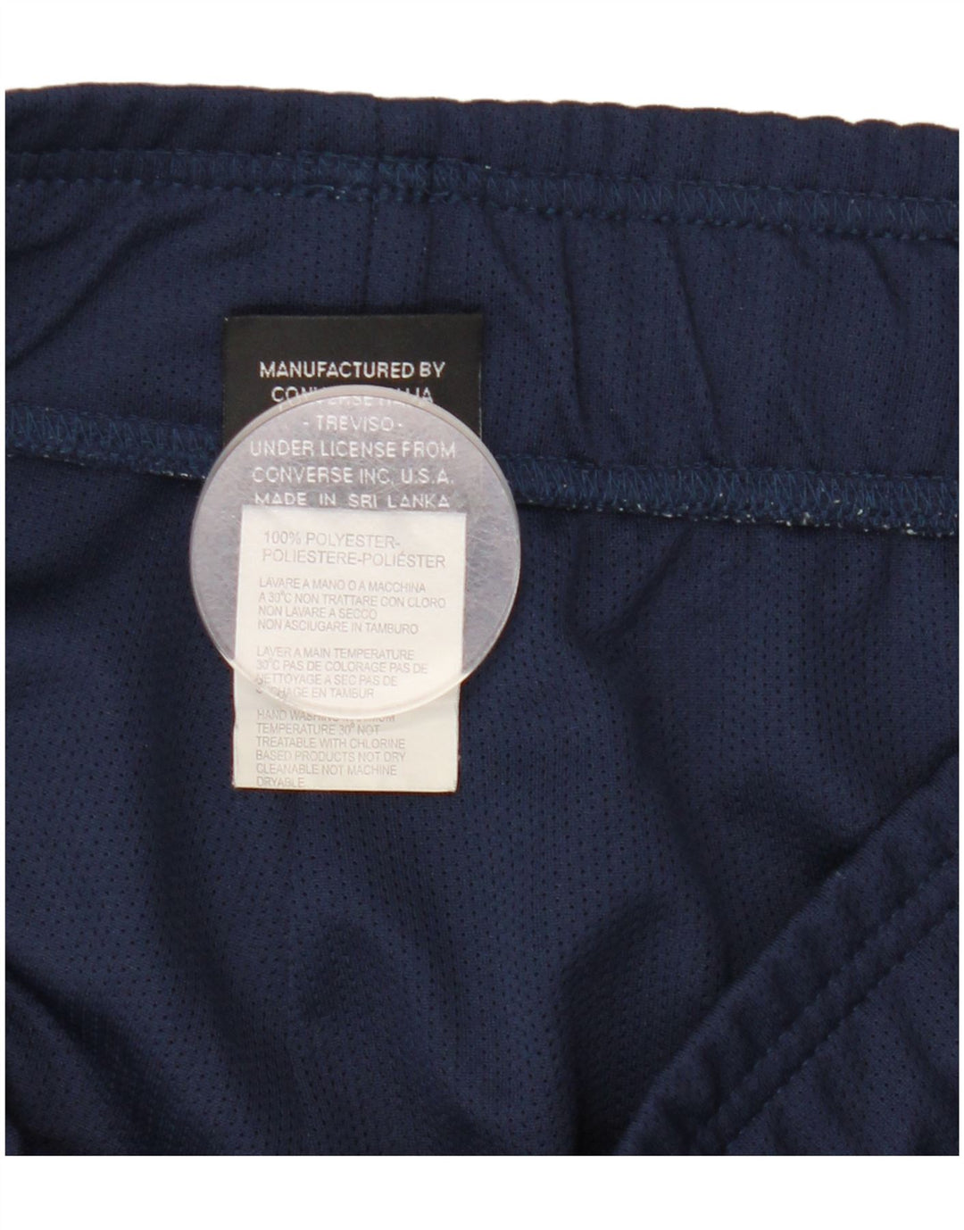 Converse Herre Sportshorts Medium Navy Blue Colourblock Polyester