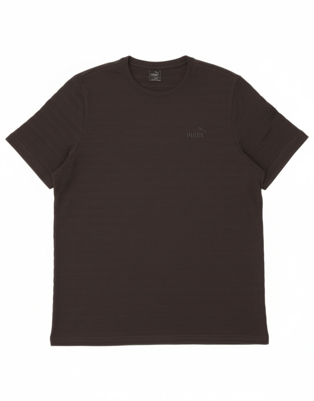 PUMA Mens Big & Tall T-Shirt Top XL Black Cotton