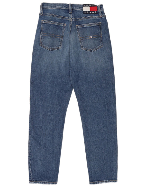 Tommy Hilfiger Dame tilspidsede jeans W26 L26 Blå Bomuld
