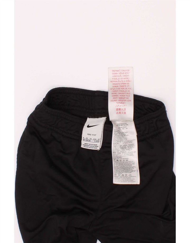 Nike drenge Dri Fit træningsdragt bukser 3-4 år XS sort polyester