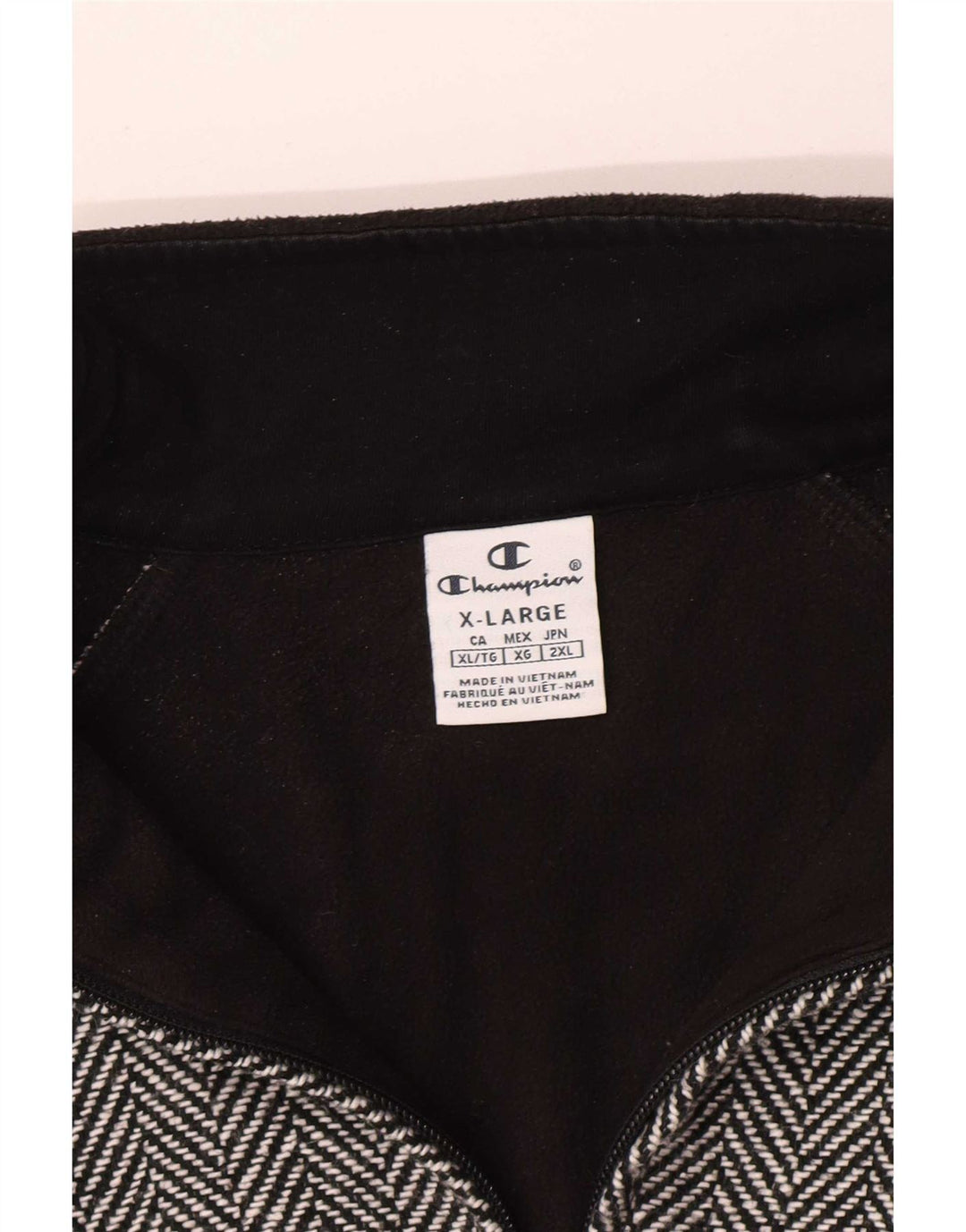 Champion Womens Bomber Jacket UK 18 XL sort sildeben