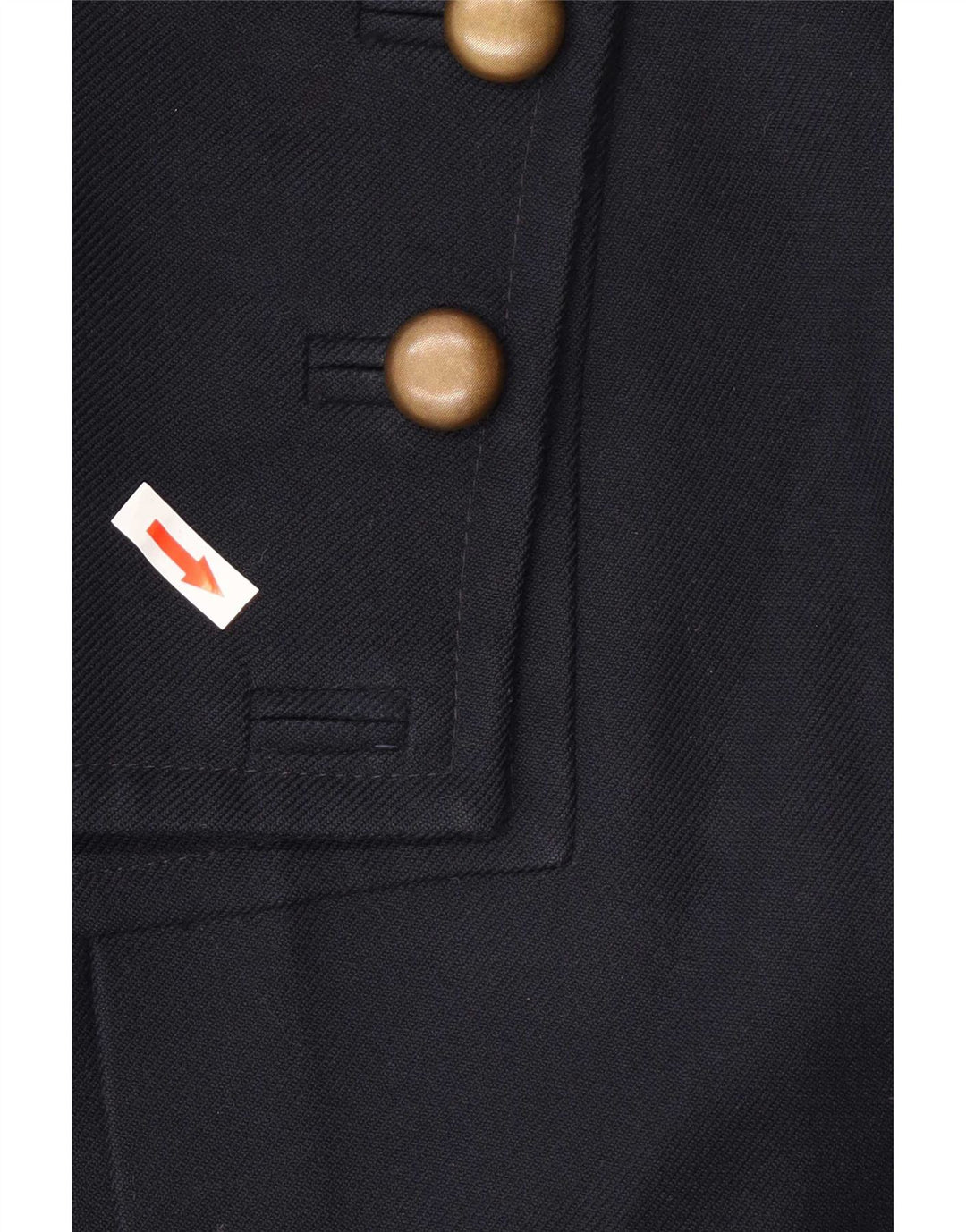 French Connection Womens Pea Coat UK 12 Medium Navy Blue Polyester