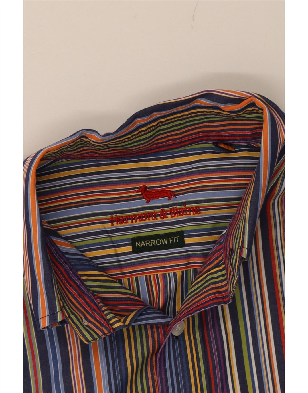 HARMONT & BLAINE Herre Narrow Fit skjorte Medium Multicolored Classic