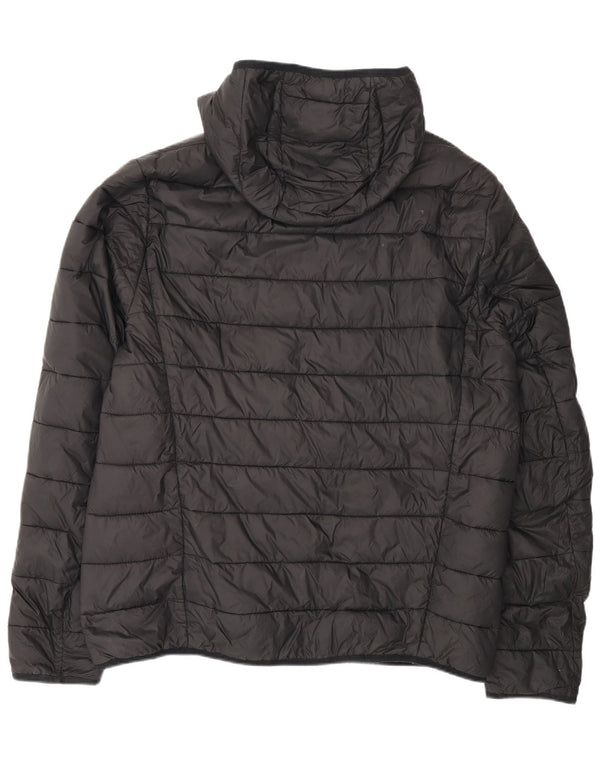 Hugo Boss Herre hættepolstret jakke UK 44 2XL Sort Polyamid